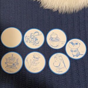 Set of 14 Disneyland Lamplight Lounge Coas…